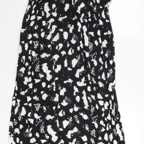 ASOS Womens Black White Dress Size 16 Viscose