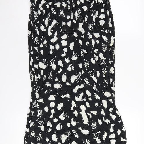 ASOS Womens Black White Dress Size 16 Viscose