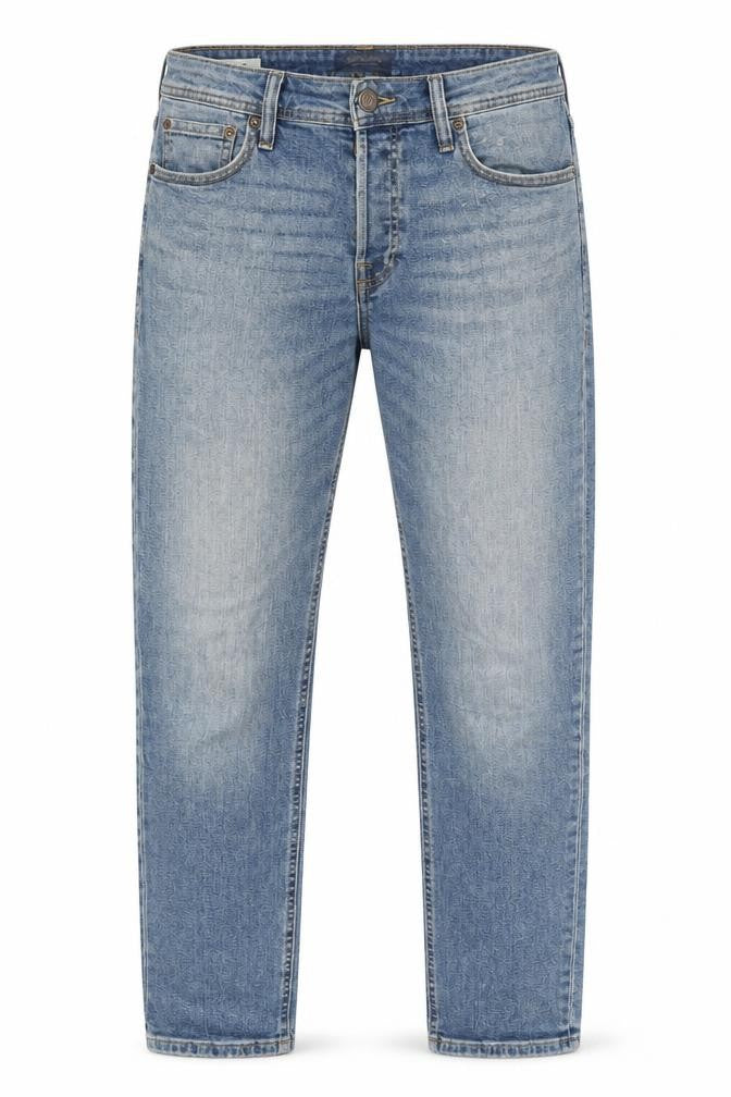 Front view of Jack & Jones Men's Blue Slim Jeans 30x32 Classic Style