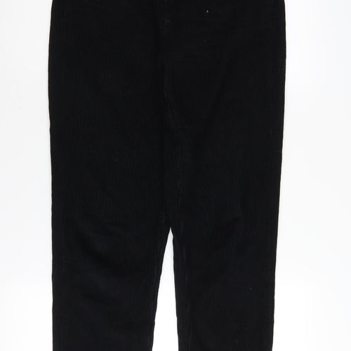 BDG Women's Black Mom Corduroy Trousers - Size 28