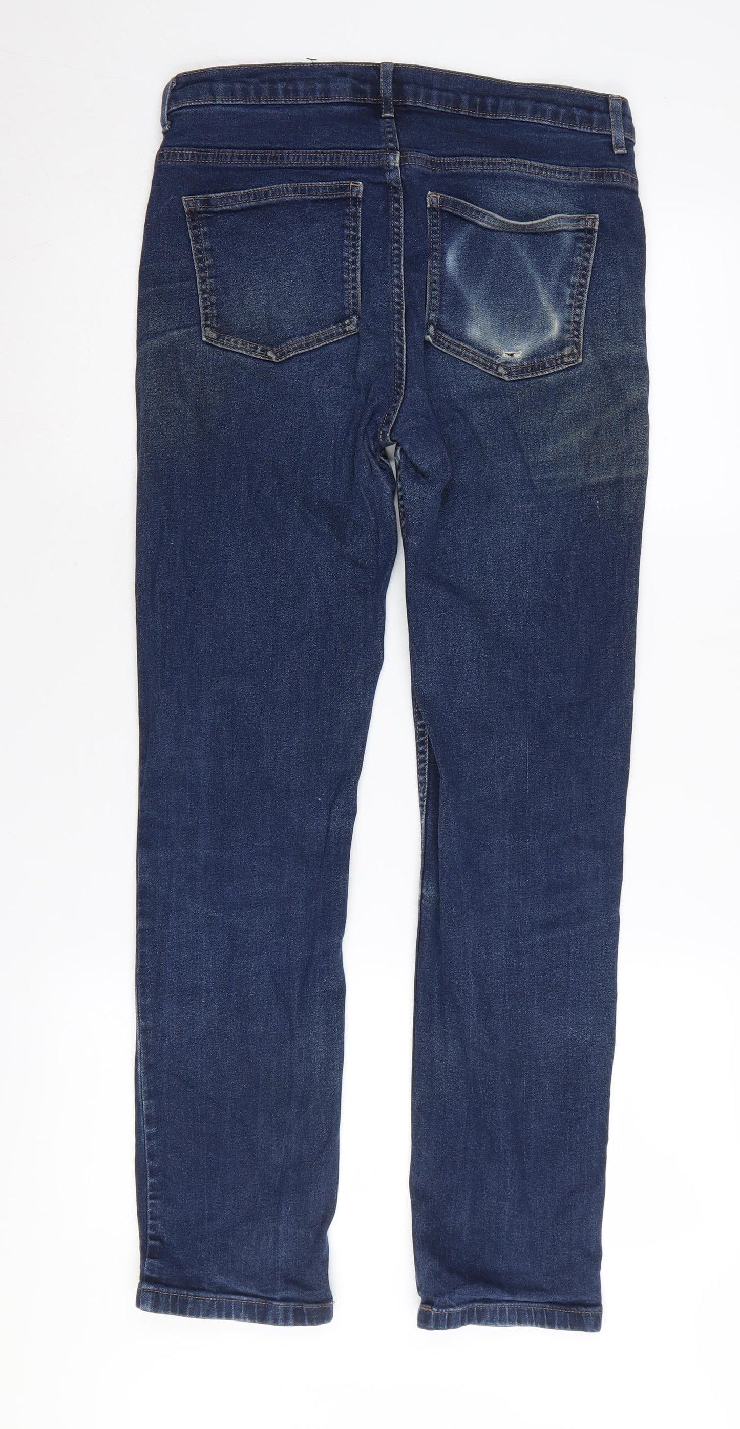 Marks and Spencer Women's Blue Straight Jeans Size 12
