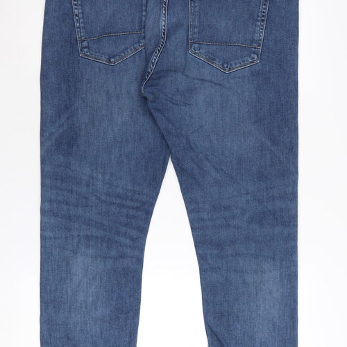Marks and Spencer Men's Blue Slim Fit Jeans 38