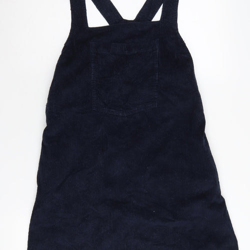 Fat Face Women's Blue Corduroy Pinafore Dress Size 12