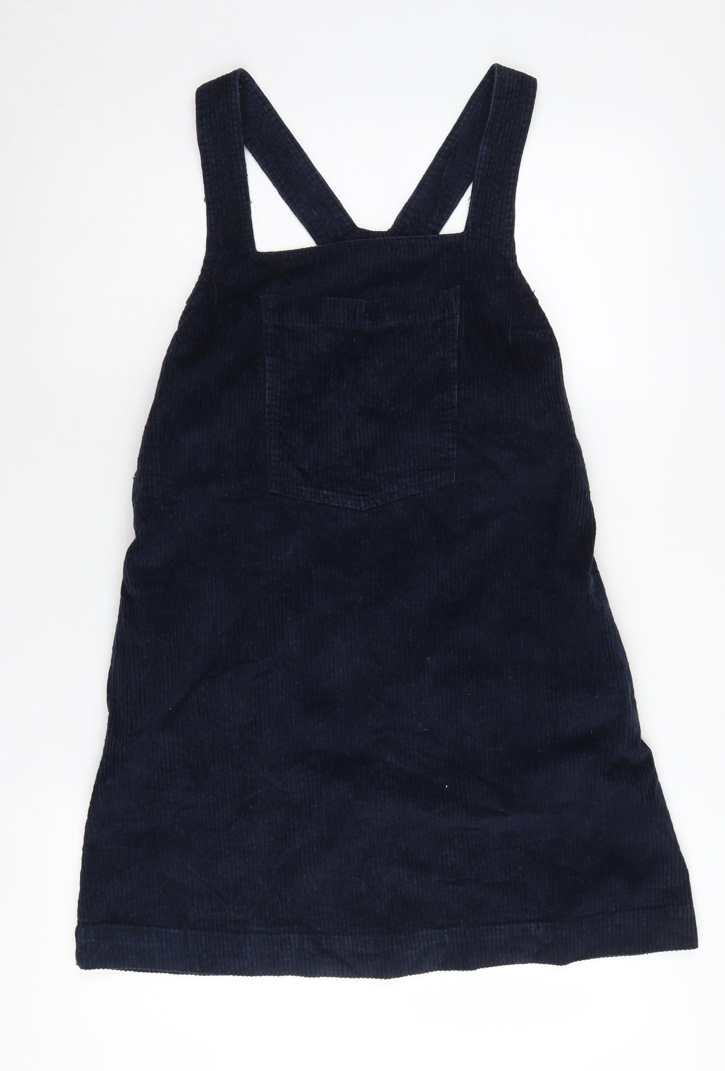 Fat Face Women's Blue Corduroy Pinafore Dress Size 12