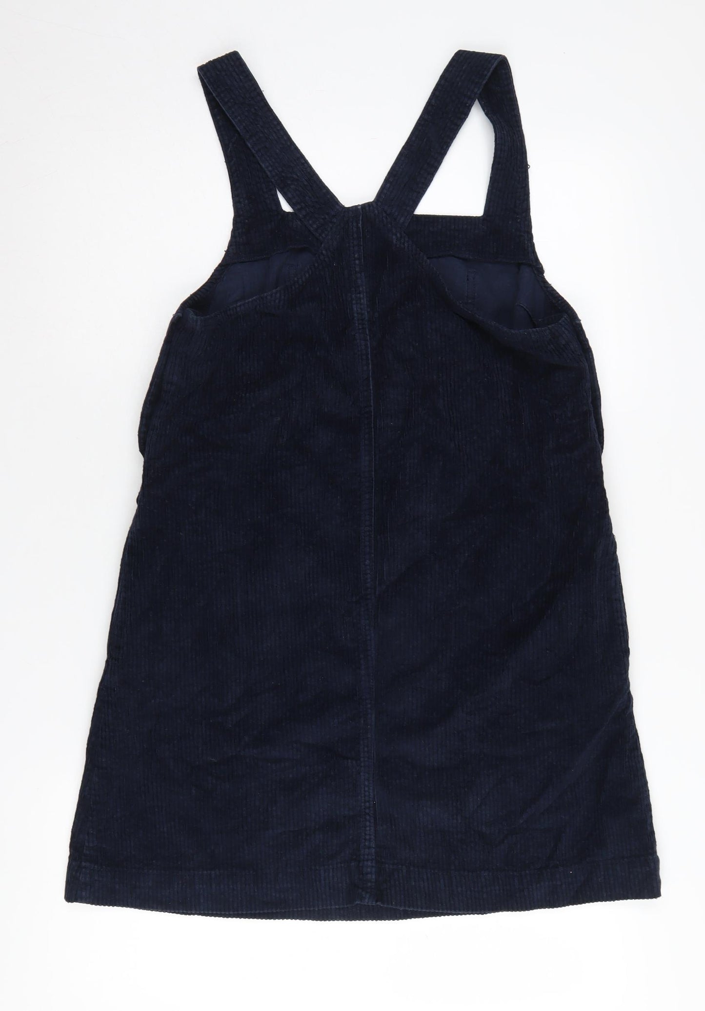 Fat Face Women's Blue Corduroy Pinafore Dress Size 12