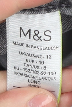 Marks and Spencer Women's Grey Denim Jeans Size 12