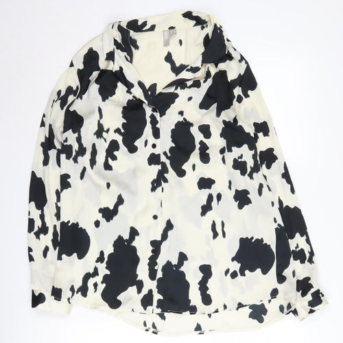 Asos Women's 12 Animal Print Button-Up Shirt