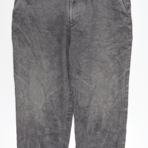 Farah Men's Grey Corduroy Trousers, Size 40, Autumn/ Winter