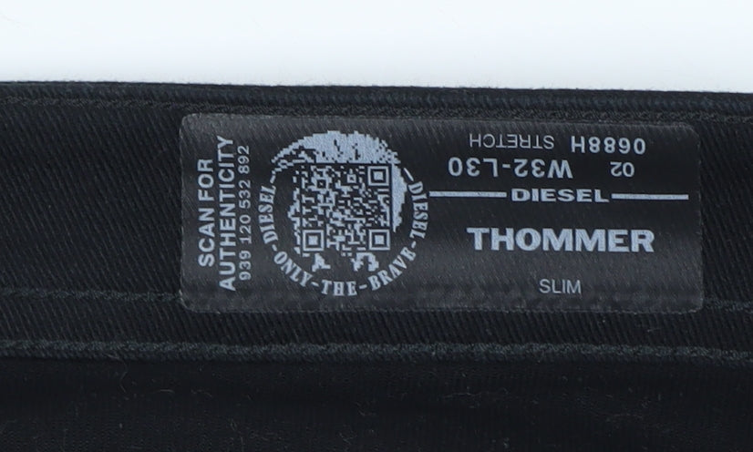 Diesel Women's Black Skinny Jeans - Size 32