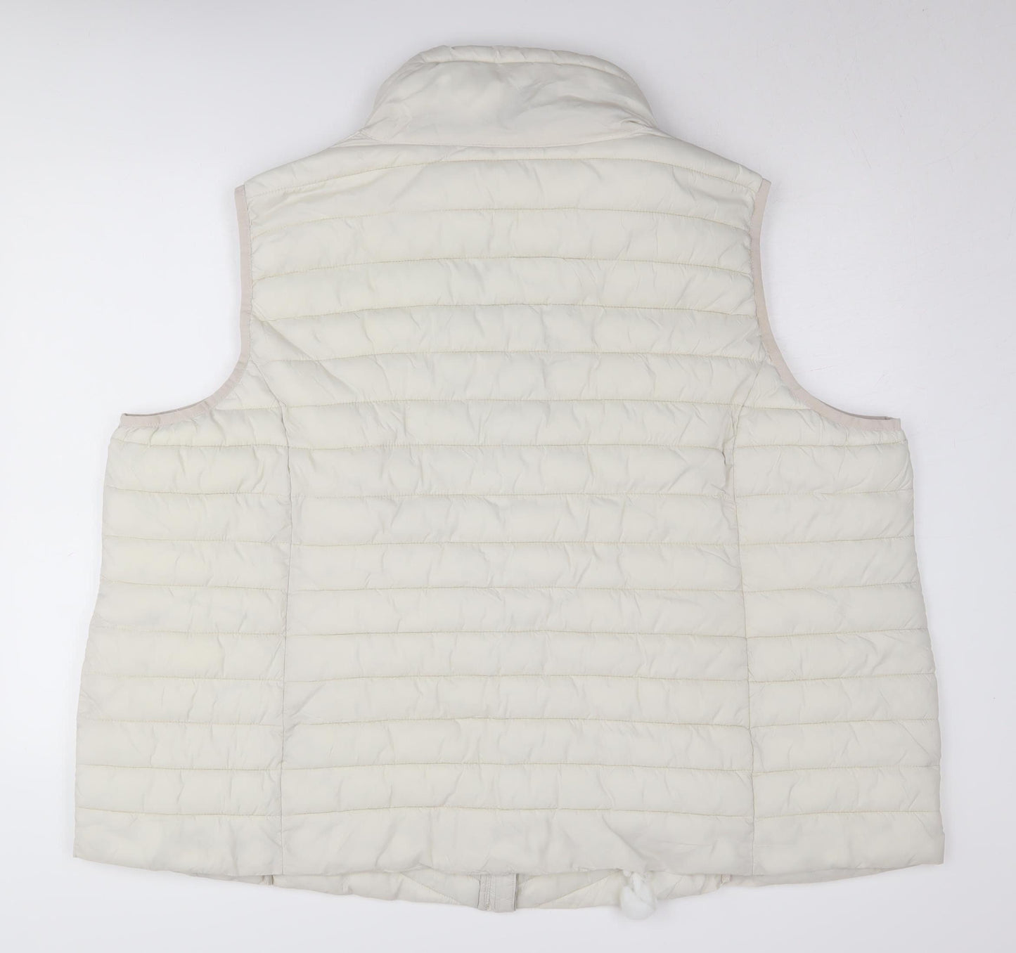 Capsule White Puffer Waistcoat Women Size 32