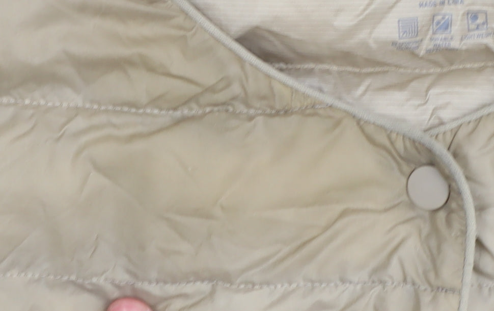 UNIQLO Women's Beige Medium Puffer Waistcoat