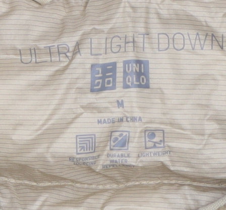 UNIQLO Women's Beige Medium Puffer Waistcoat