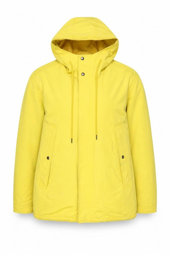 Arket Yellow Anorak Jacket Unisex Size 26 Casual Hooded