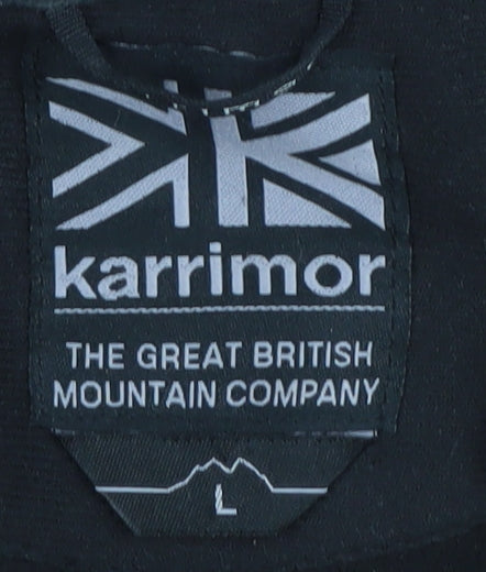 Karrimor Men's Black Fleece Jacket L, Full Zip, Hiking