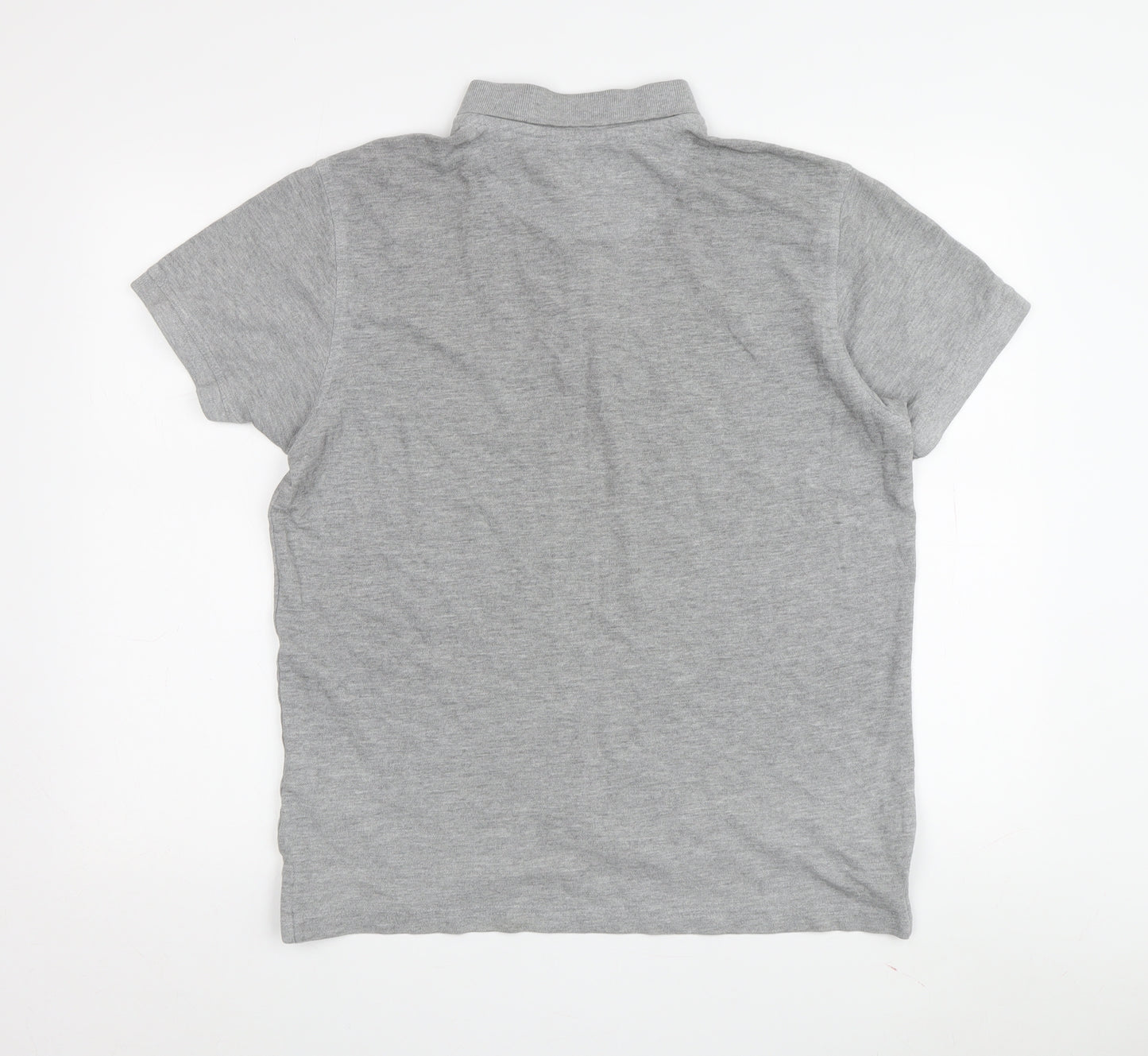 Pierre Cardin Men's Grey Polo Shirt M Solid