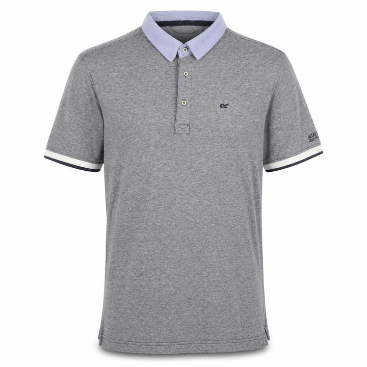 Regatta Men's Grey Cotton Polo Shirt, Size L