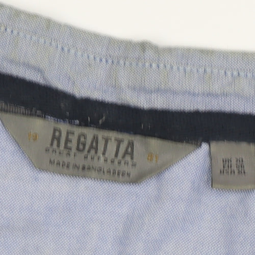 Regatta Men's Grey Cotton Polo Shirt, Size L