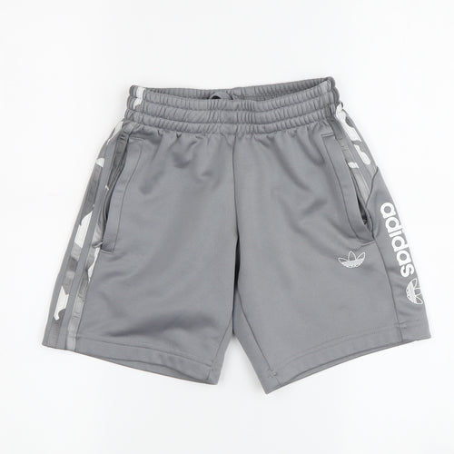 Adidas Boys Grey XS Athletic Shorts