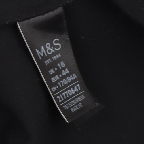 Marks and Spencer Women's Black Pencil Skirt Size 16