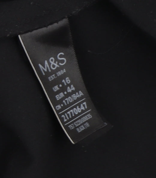 Marks and Spencer Women's Black Pencil Skirt Size 16