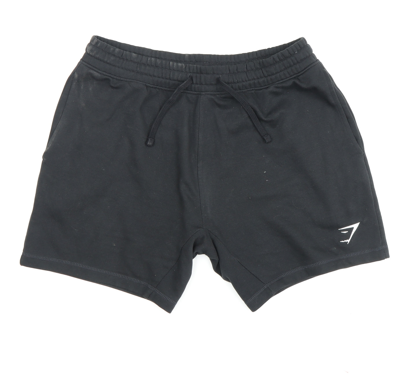 Gymshark Men's Black Sweat Shorts M - Casual, Elastic Waist