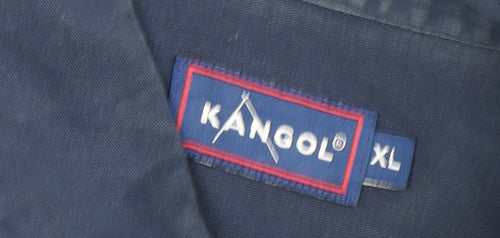 Kangol Men's Blue Button-Up Shirt XL