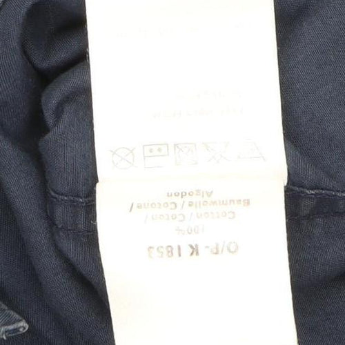 Kangol Men's Blue Button-Up Shirt XL