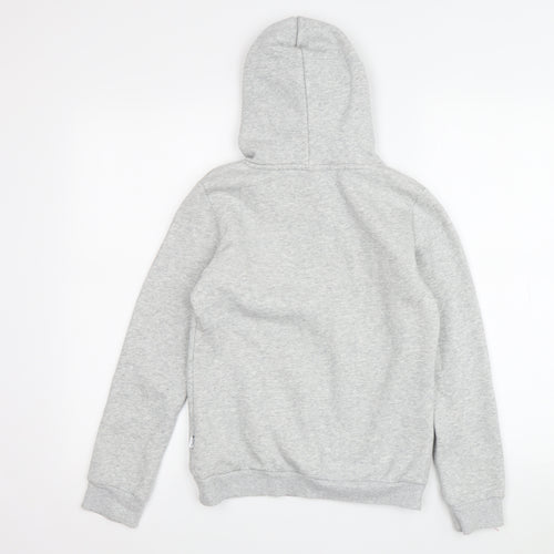 Puma Boys Grey Logo Hoodie 11-12 Years Pullover Style
