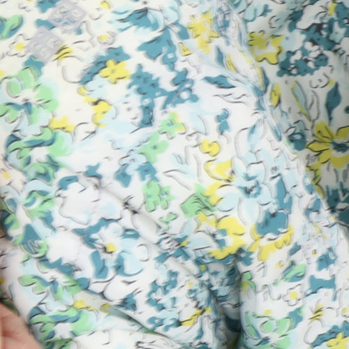 UNIQLO Women's Silver Puffer Jacket S Winter Lightweight