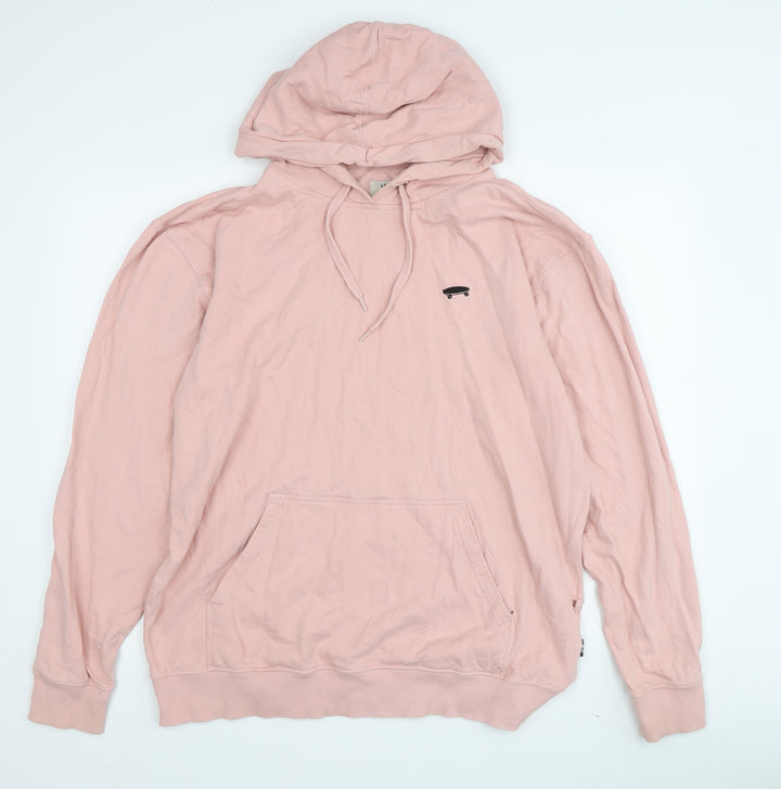 Vans Unisex Pink Pullover Hoodie, Size L