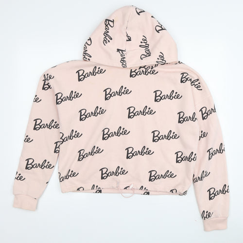 Barbie Pink Hoodie with Logo for Women XS