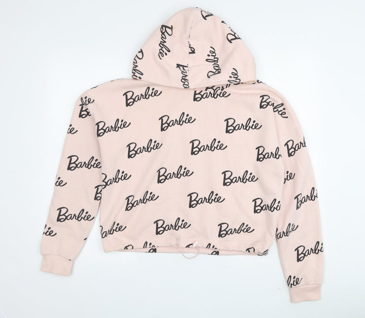 Barbie Pink Hoodie with Logo for Women XS