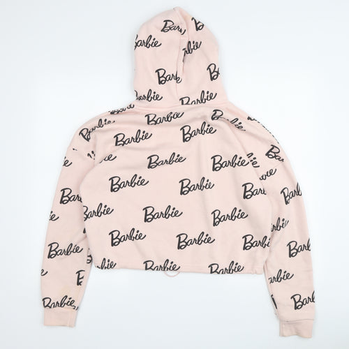 Barbie Pink Hoodie with Logo for Women XS