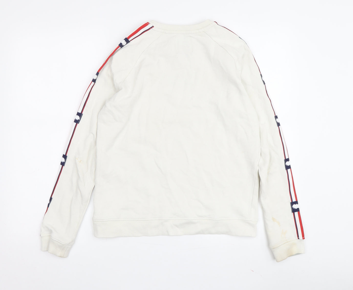 Zoe Karssen Women's Beige Logo XS Sweatshirt Pullover