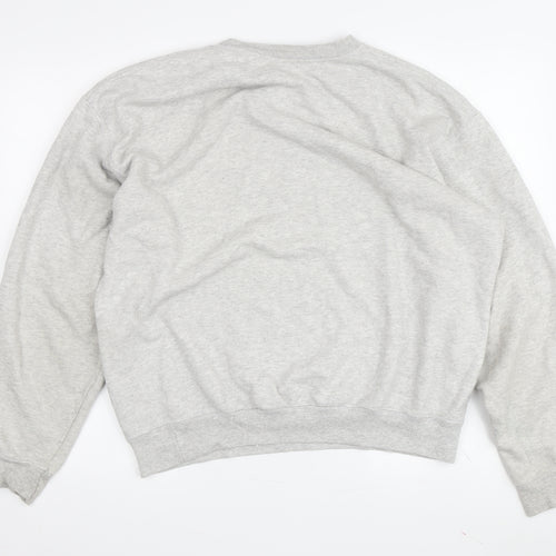 NBA Knicks Men's Grey Sweatshirt L Pullover Basketball Logo
