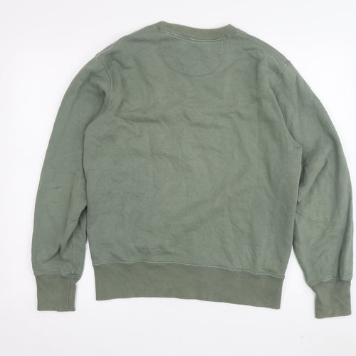 Uniqlo Men's Green Pullover Sweatshirt, M