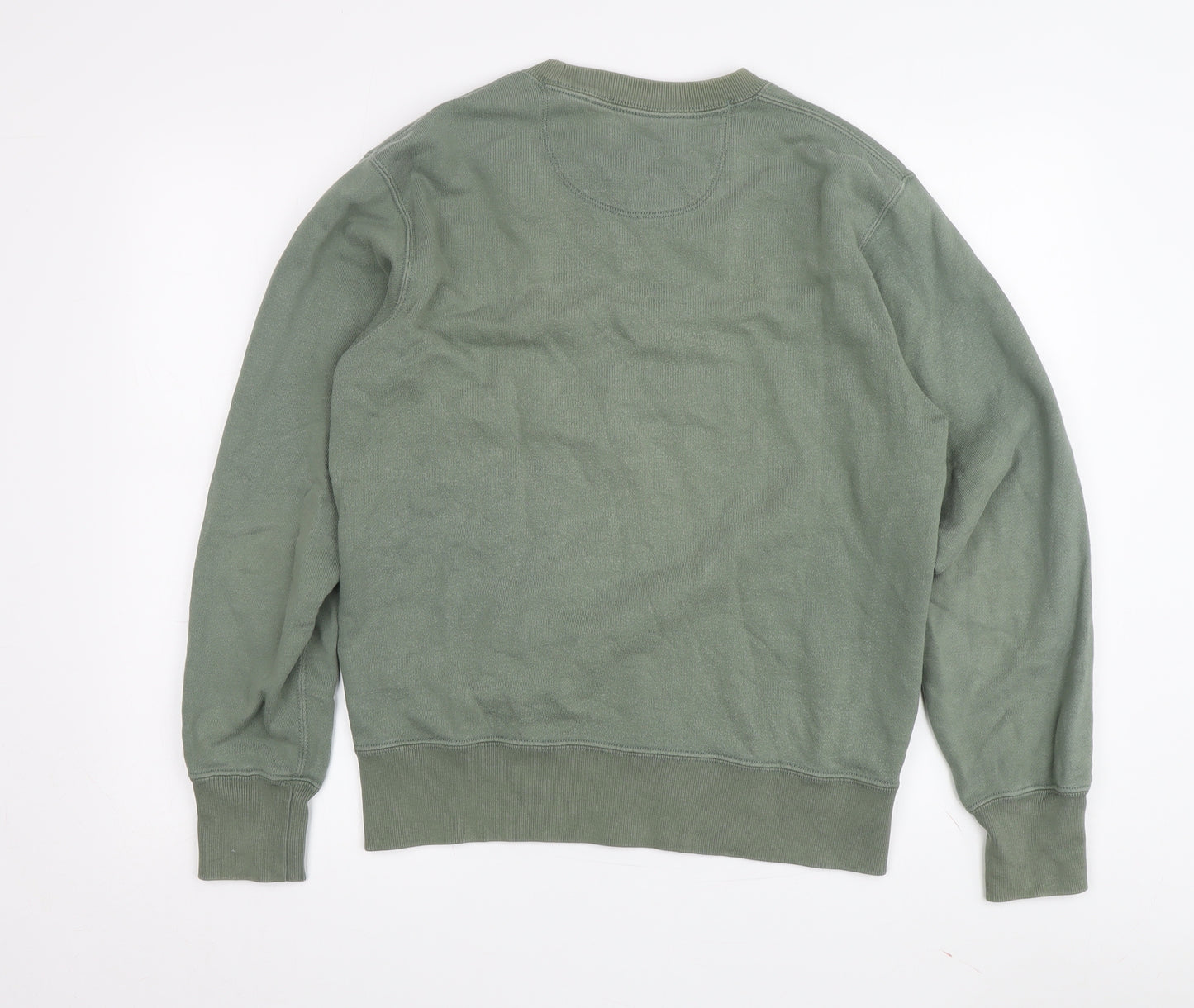 Uniqlo Men's Green Pullover Sweatshirt, M