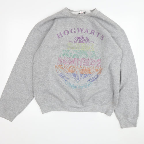Harry Potter Women's Grey M Pullover Sweatshirt