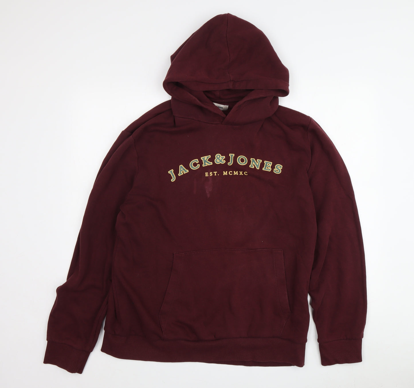 Jack & Jones Men's Red XL Pullover Hoodie