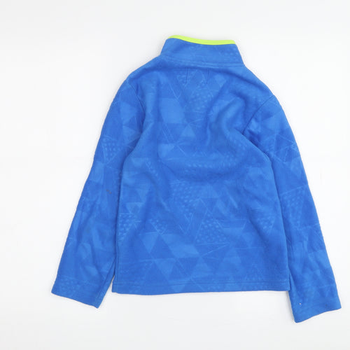 Mountain Warehouse Boys Blue Fleece Henley Sweatshirt 7-8 Years