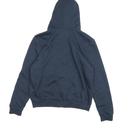 Slazenger Girls Blue Full Zip Hoodie 13 Years with Logo