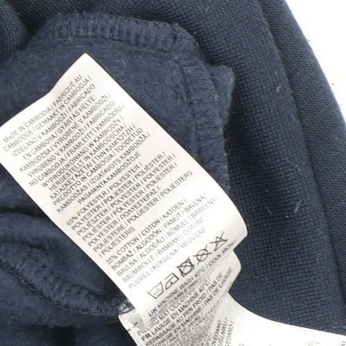Slazenger Girls Blue Full Zip Hoodie 13 Years with Logo