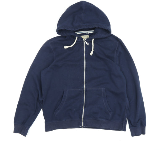 Next Men’s Blue Full Zip Hoodie - Size L