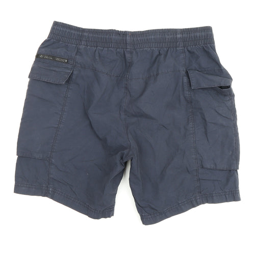 Next Supply Men's Blue Cargo Shorts, M, Casual