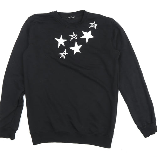 Palm Angels Black Pullover Sweatshirt S Unisex