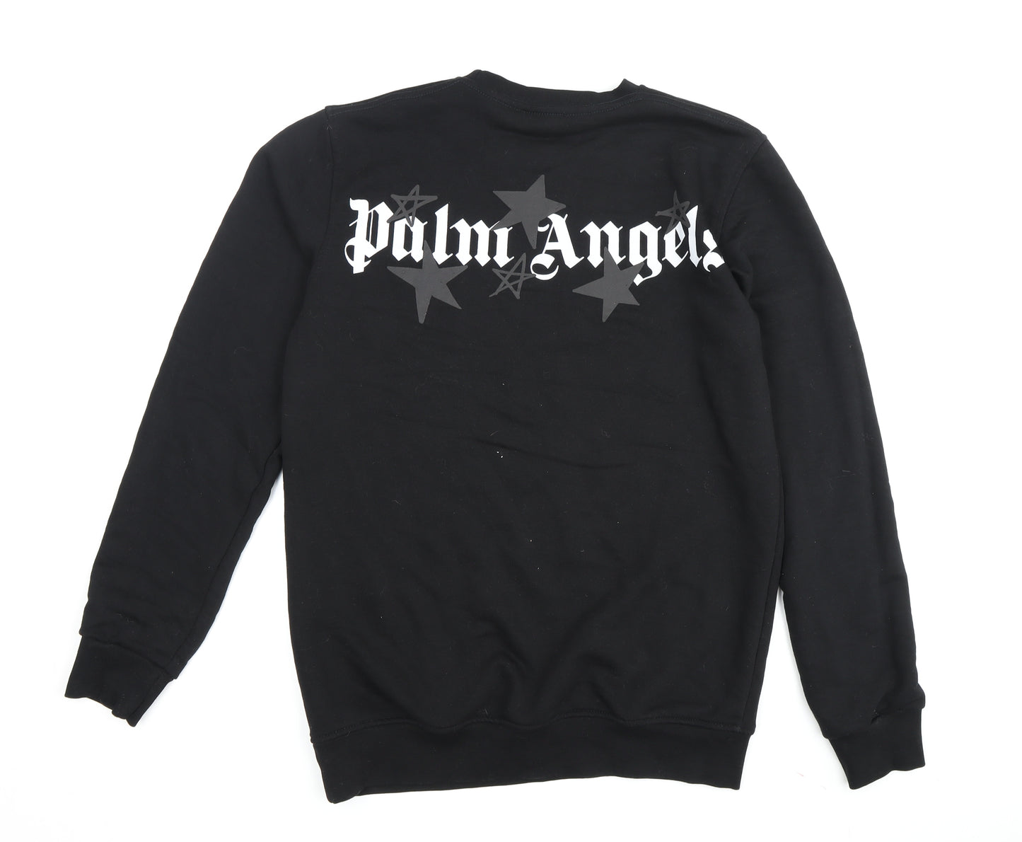 Palm Angels Black Pullover Sweatshirt S Unisex