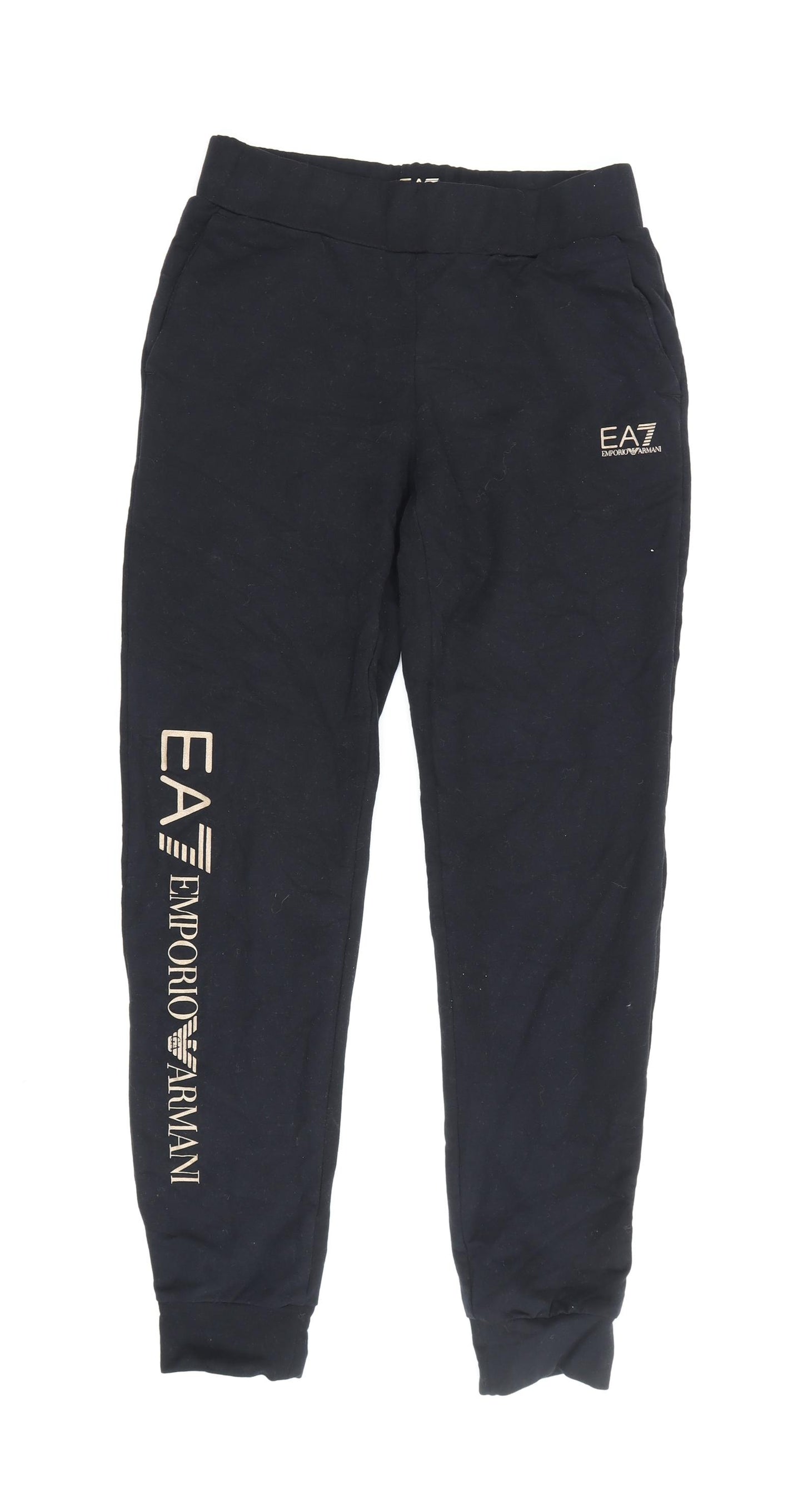 EA7 Emporio Armani Women's Black Jogger Trousers XS