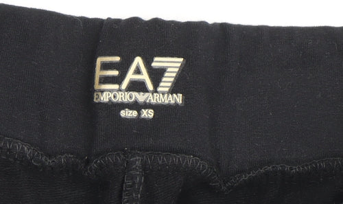 EA7 Emporio Armani Women's Black Jogger Trousers XS