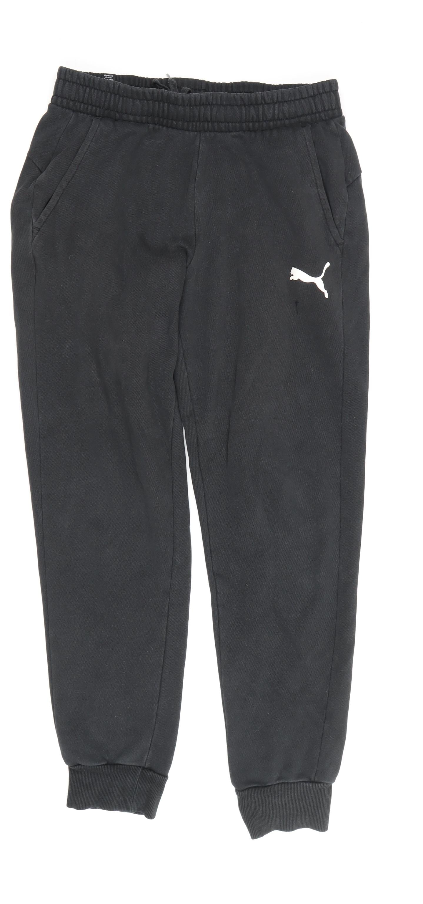 Puma Men's Black Jogger Trousers M, Activewear Gym