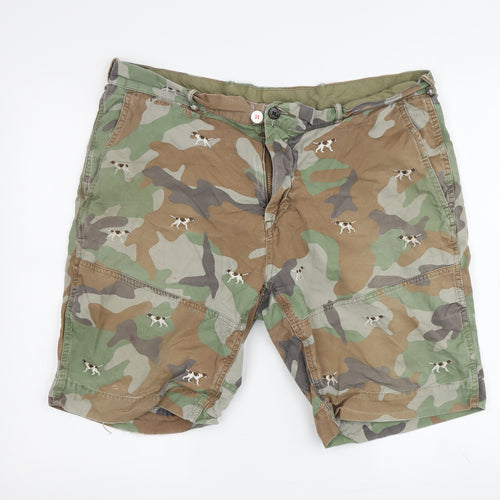 Polo Ralph Lauren Men's Green Cargo Shorts, Size 38, Camouflage